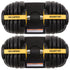Powertrain 48kg  Adjustable Dumbbell Home Gym Set Gold