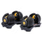 Powertrain 48kg  Adjustable Dumbbell Home Gym Set Gold