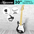 Electric Children's Guitar in Black, 1/2 Size, Ages 5-9, Gloss