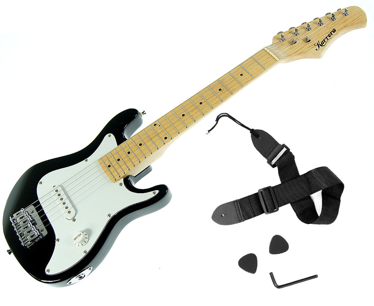 Electric Children's Guitar in Black, 1/2 Size, Ages 5-9, Gloss