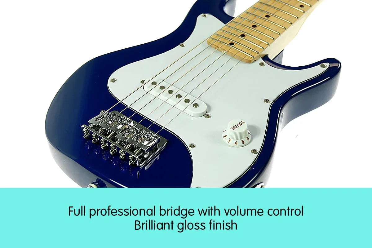 Electric Childrens Kids Guitar - Blue