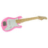 Karrera Kids Electric Guitar Junior Beginner Double Cutaway Scaled-Down Instrument for Children - Pink