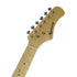 Karrera Kids Electric Guitar Junior Beginner Double Cutaway Scaled-Down Instrument for Children - Pink