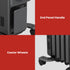 Dimplex Oil Free 1.5kW Column Heater w/ Turbo Fan and Timer in Black