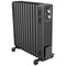 Oil Free 2.4kW Column Heater w/ Thermostat in Black