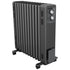 Oil Free 2.4kW Column Heater w/ Thermostat in Black