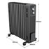 Oil Free 2.4kW Column Heater w/ Thermostat in Black