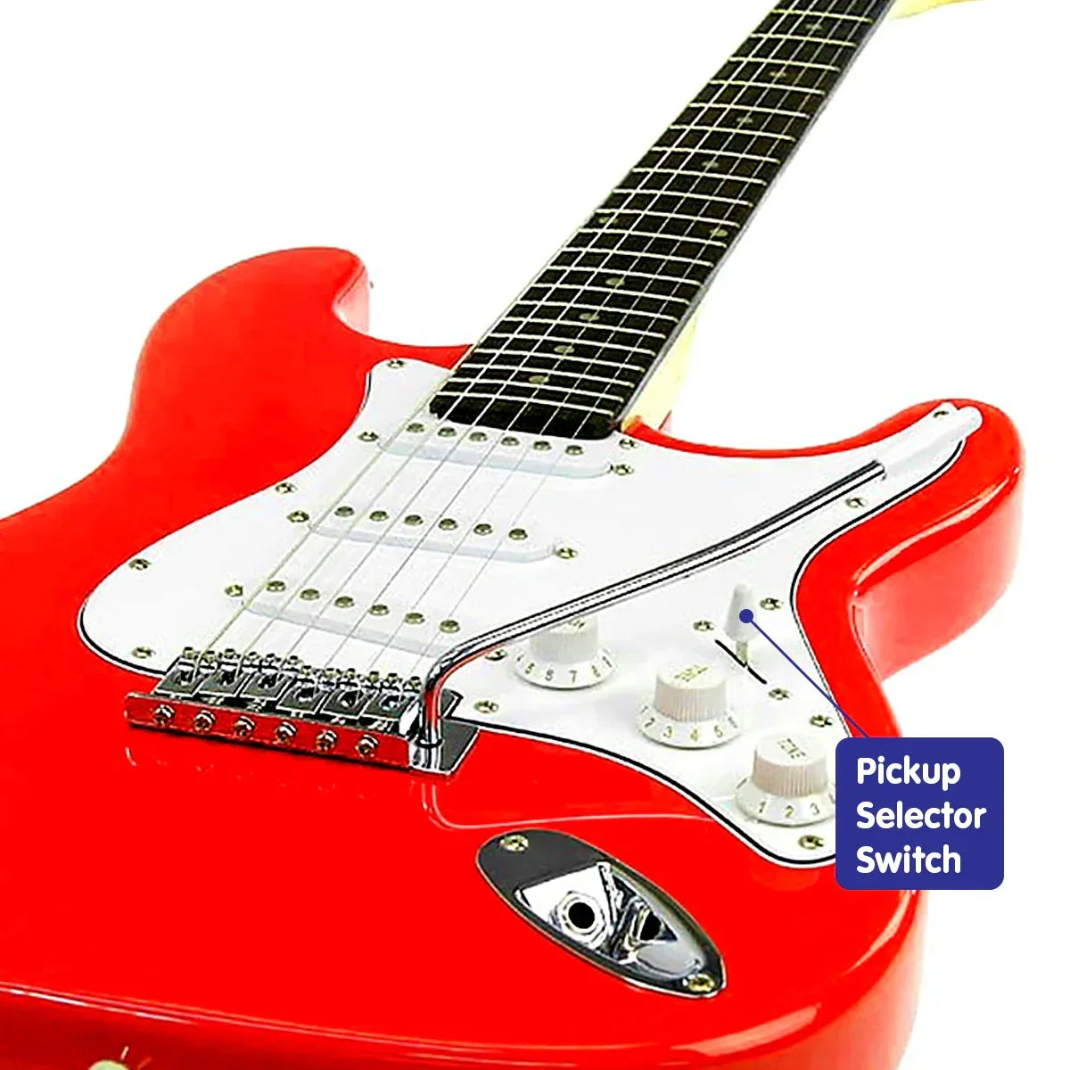 39in Electric Guitar - Red