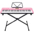 Karrera 61-Key Electronic Keyboard with LCD and Touch Response in Pink CHJ-291