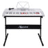 Karrera 61 Keys Electronic LED Keyboard Piano with Stand - Silver