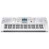Karrera 61 Keys Electronic LED Keyboard Piano with Stand - Silver