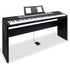 Karrera 88 Keys Electronic Keyboard Piano with Stand Black