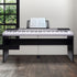 Karrera 88 Keys Electronic Keyboard Piano with Stand Silver
