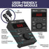 Karrera 18S Electronic Drum Kit Mesh Pads 8in Snare Bluetooth Sounds USB/MIDI Output Kick Pedals Drum Coach & Metronome