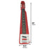 6-String Electric Lap Steel Guitar in Metallic Red, Padded Bag