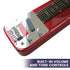 6-String Electric Lap Steel Guitar in Metallic Red, Padded Bag