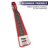 6-String Electric Lap Steel Guitar in Metallic Red, Padded Bag