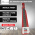 6-String Electric Lap Steel Guitar in Metallic Red, Padded Bag