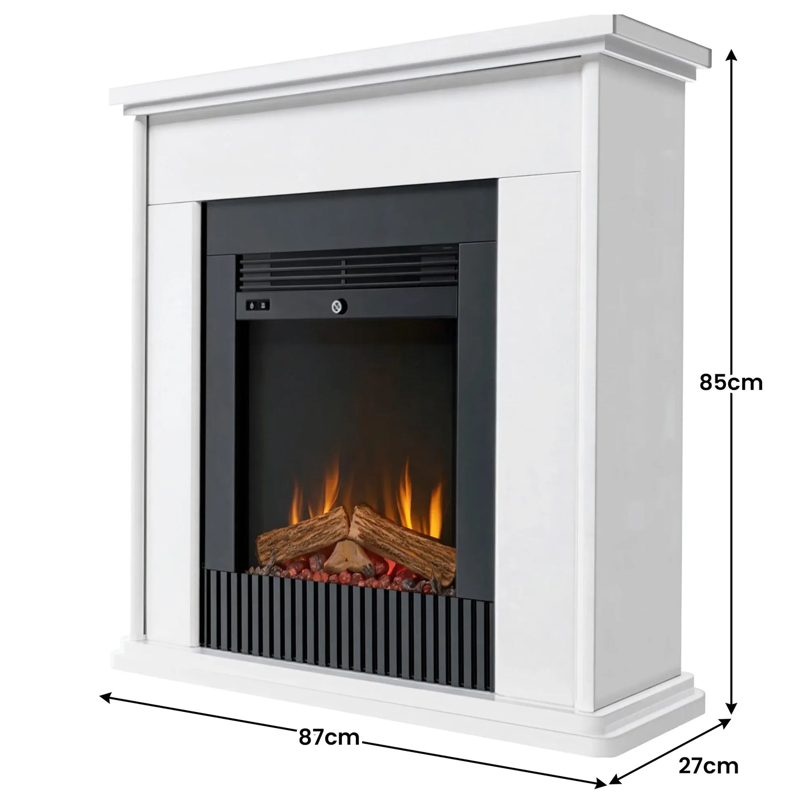 Dimplex 2kW Mini Mantle Embassy Suite Electric Fireplace with Optiflame