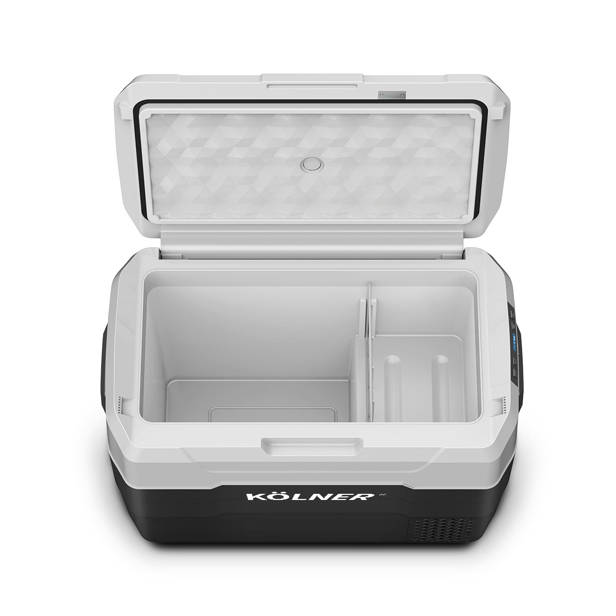 40l Fridge Freezer Cooler 12/24/240v Camping Portable Esky Refrigerator With Trolley - Black