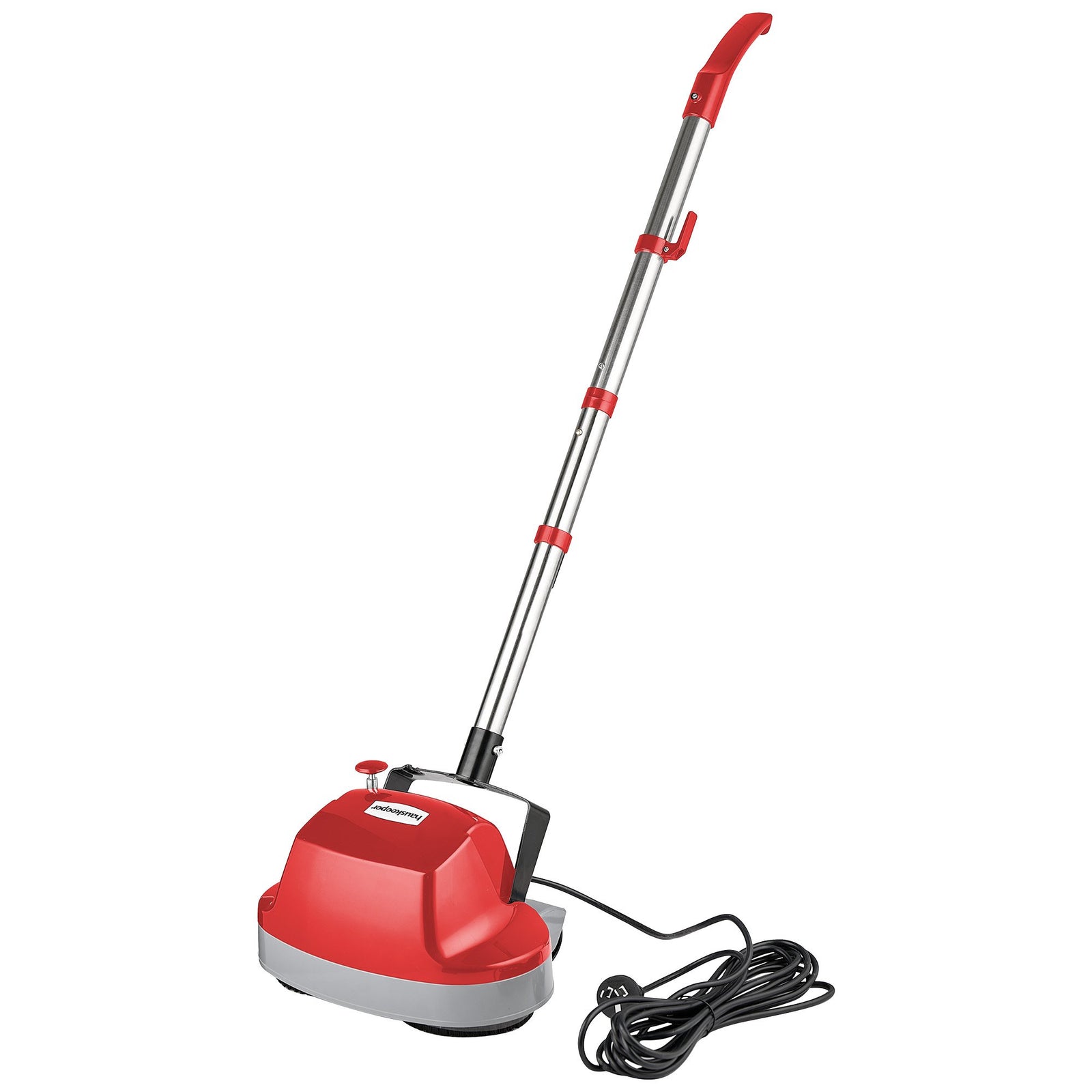 Hauskeeper 5 in 1 Electric 240V Floor Polisher w/ 6M Power Cable Timber Hard Waxer Buffer Cleaner Red