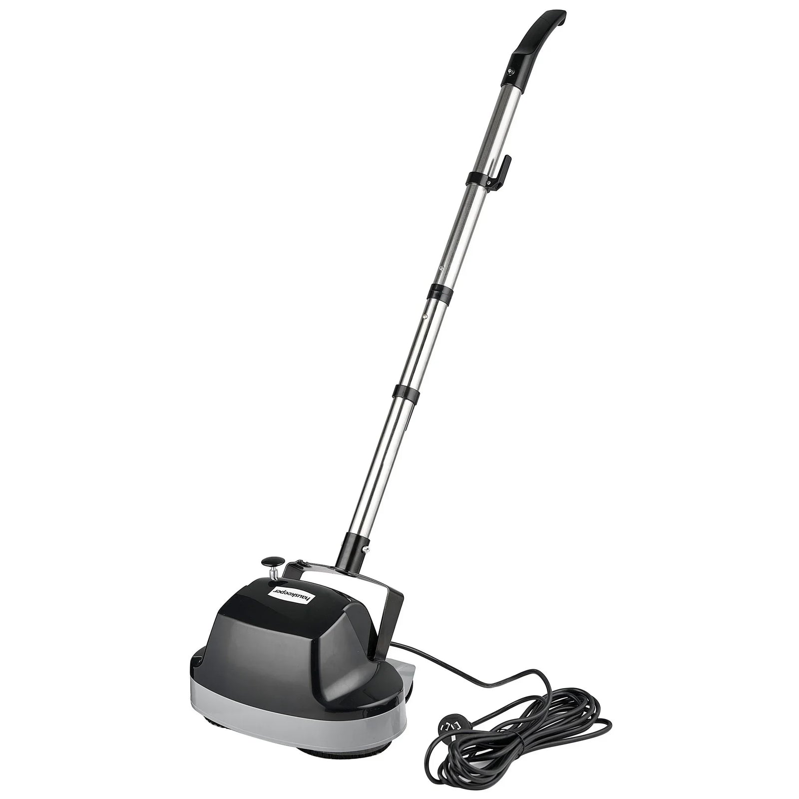 Hauskeeper Gen2 5-in-1 Black Electric Floor Polisher Hard Waxer Buffer Scrubber Cleaner 240v With Twin Rotating Brushes 6m Power Cord