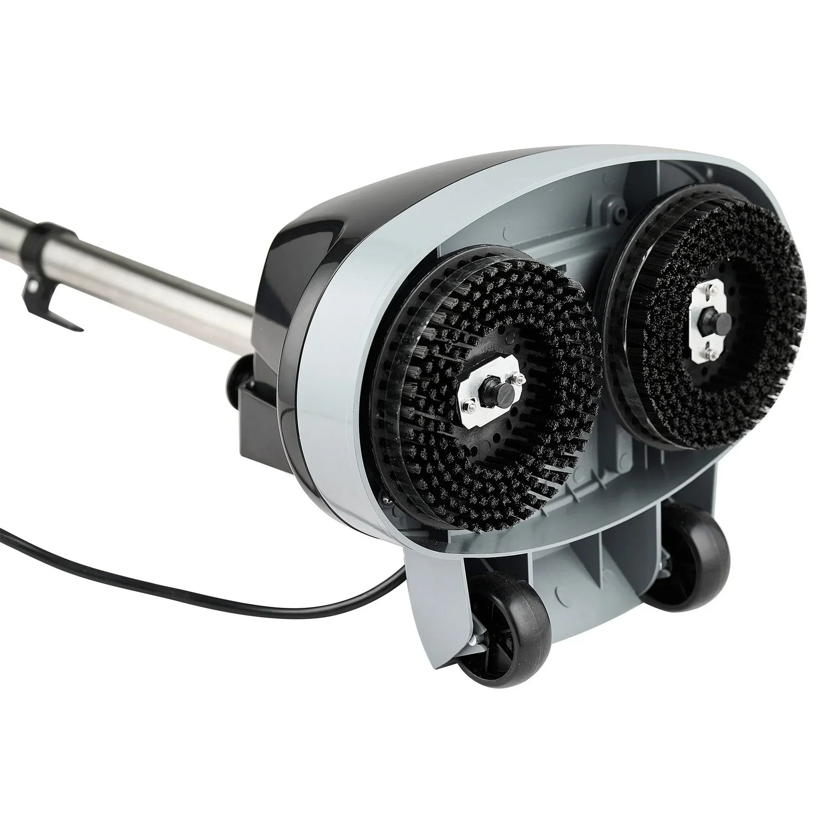Hauskeeper Gen2 5-in-1 Black Electric Floor Polisher Hard Waxer Buffer Scrubber Cleaner 240v With Twin Rotating Brushes 6m Power Cord