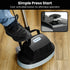 Hauskeeper Gen2 5-in-1 Black Electric Floor Polisher Hard Waxer Buffer Scrubber Cleaner 240v With Twin Rotating Brushes 6m Power Cord