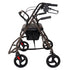 Orthonica Foldable Steel Frame Rollator Walker Lightweight Mobility Aid in Grey
