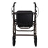 Orthonica Foldable Steel Frame Rollator Walker Lightweight Mobility Aid in Grey