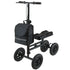 Mobility Steel Knee Scooter Walker Steerable Ergonomic Foldable Scooter 10-inch Wheels Height Adjustable Steel Frame 136kg Weight Capacity