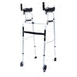 Folding Rollator Walker Aluminium Adjustable Handles With Cane Box