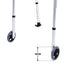 Folding Rollator Walker Aluminium Adjustable Handles With Cane Box