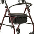 Orthonica Foldable Steel Frame Rollator 4-wheel Walker