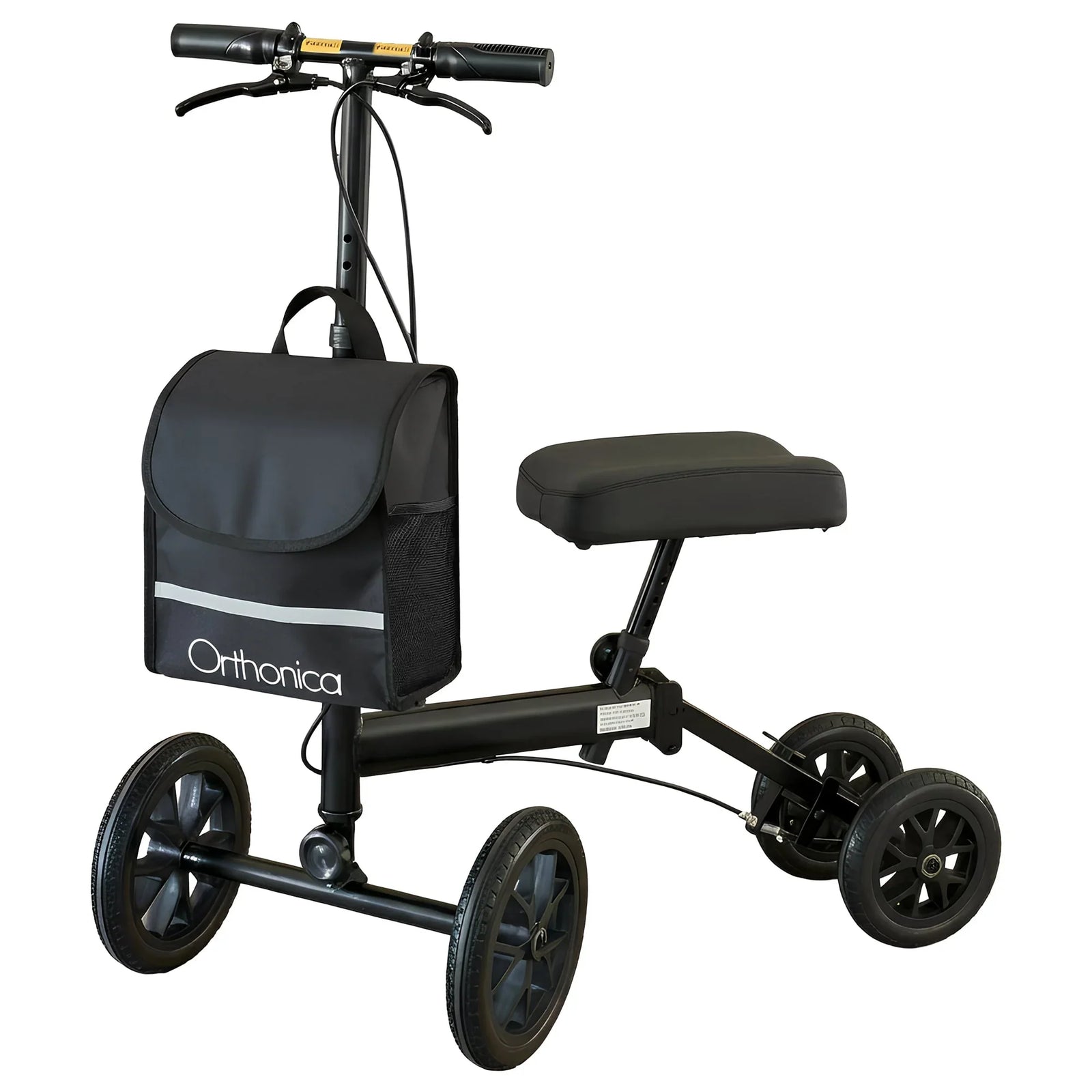 Knee Walker with Adjustable Pad and Dual Brakes