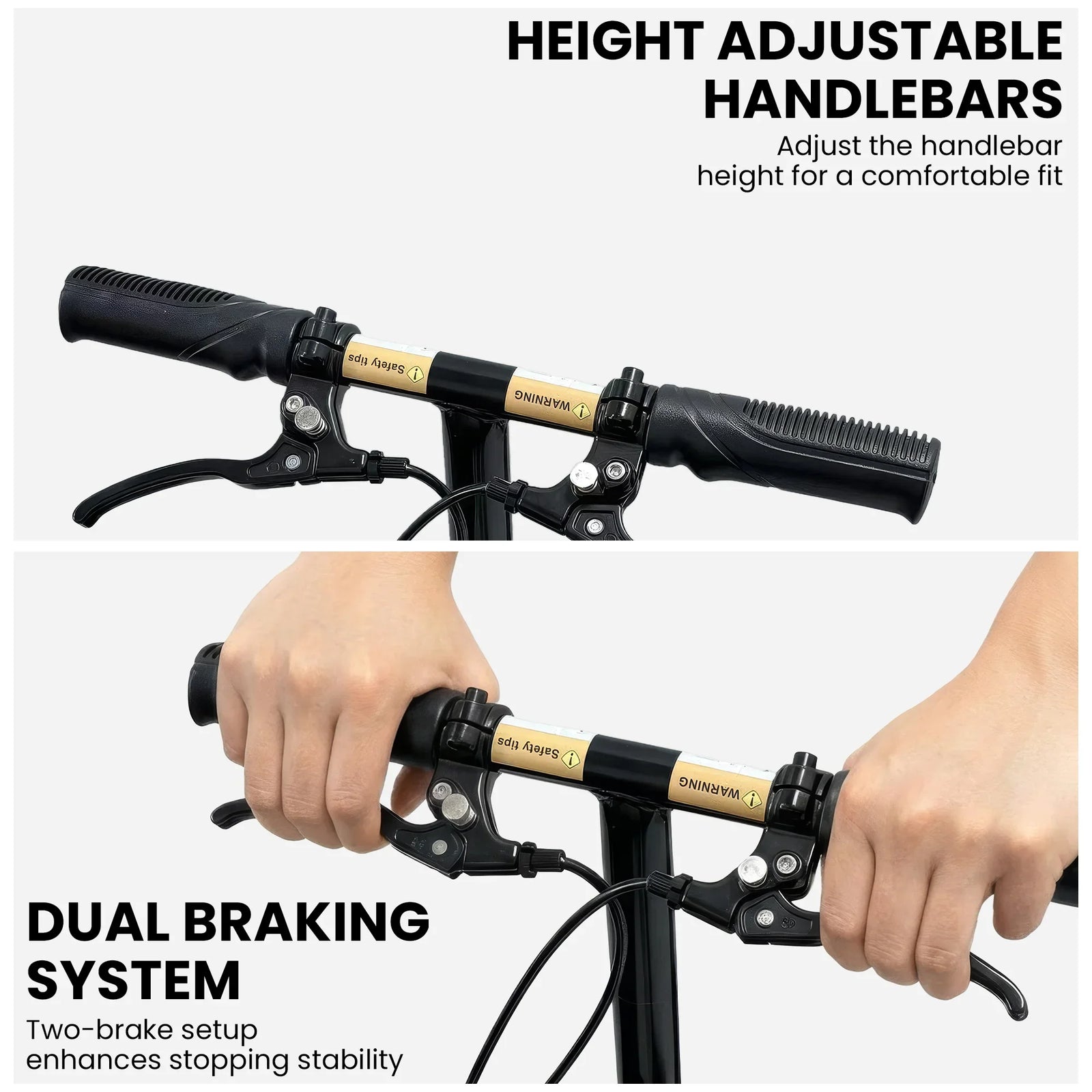 Knee Walker with Adjustable Pad and Dual Brakes