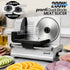 200W Electric Food Slicer Adjustable 1–15mm Stainless Steel Blades White