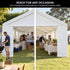 Wallaroo 4x8 Outdoor event marquee - White