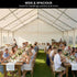 Wallaroo 6x12m Outdoor Event Marquee Gazebo Party Wedding Tent - White