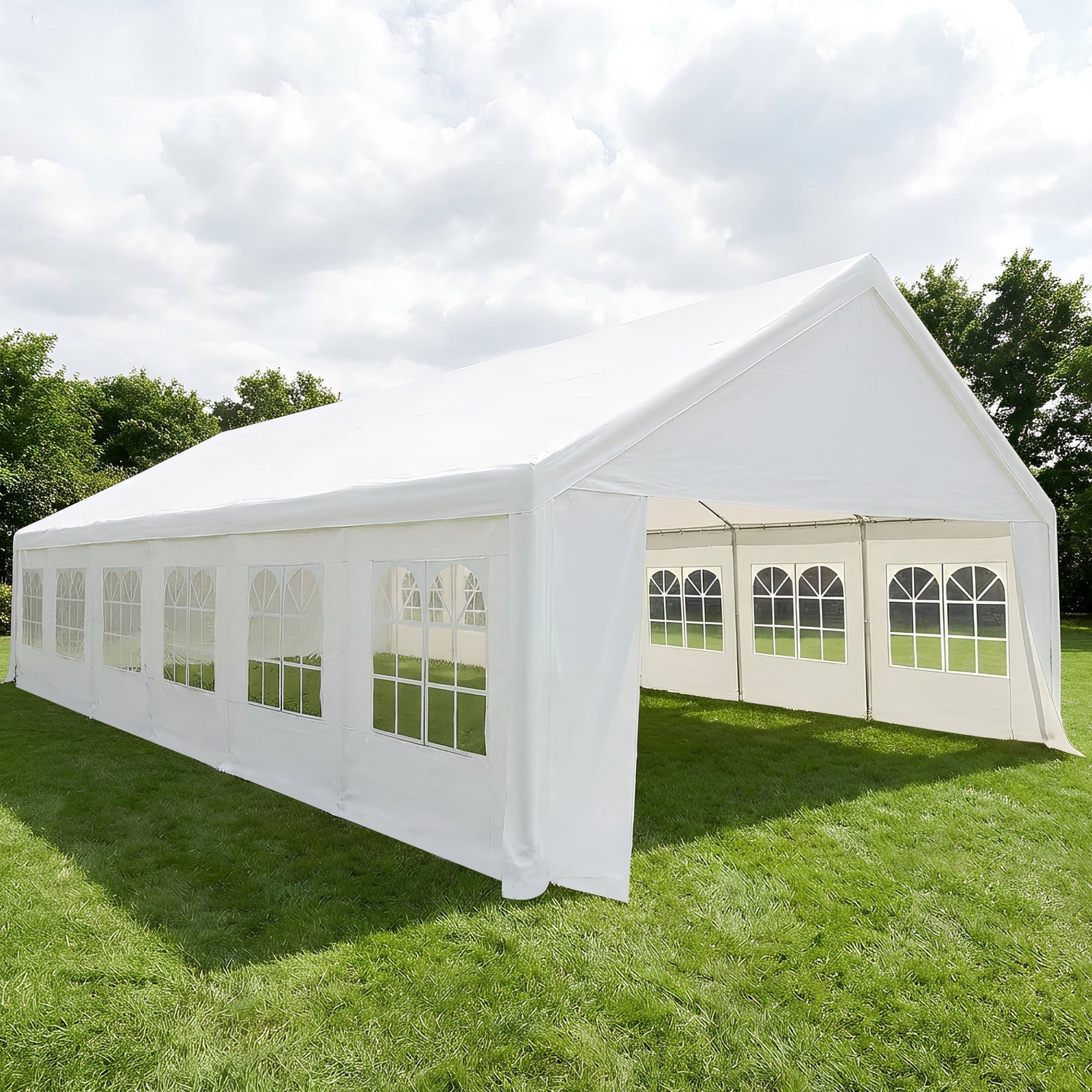 Wallaroo 6x12m Outdoor Event Marquee Gazebo Party Wedding Tent - White