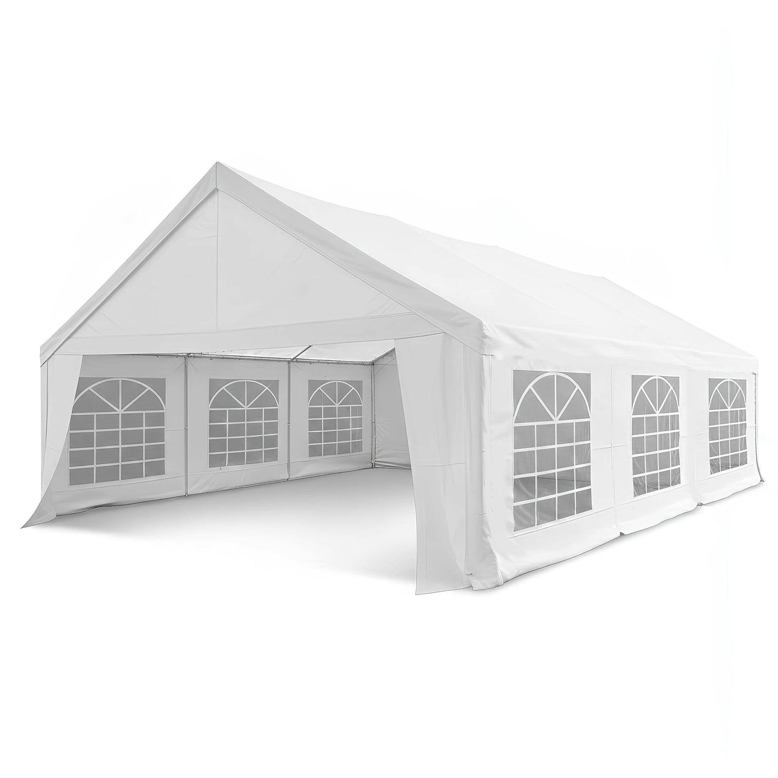 6x6m Outdoor Event Marquee Gazebo Party Wedding Tent - White