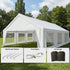 6x6m Outdoor Event Marquee Gazebo Party Wedding Tent - White
