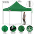 Gazebo Tent Marquee 3x3 Popup Outdoor - Green