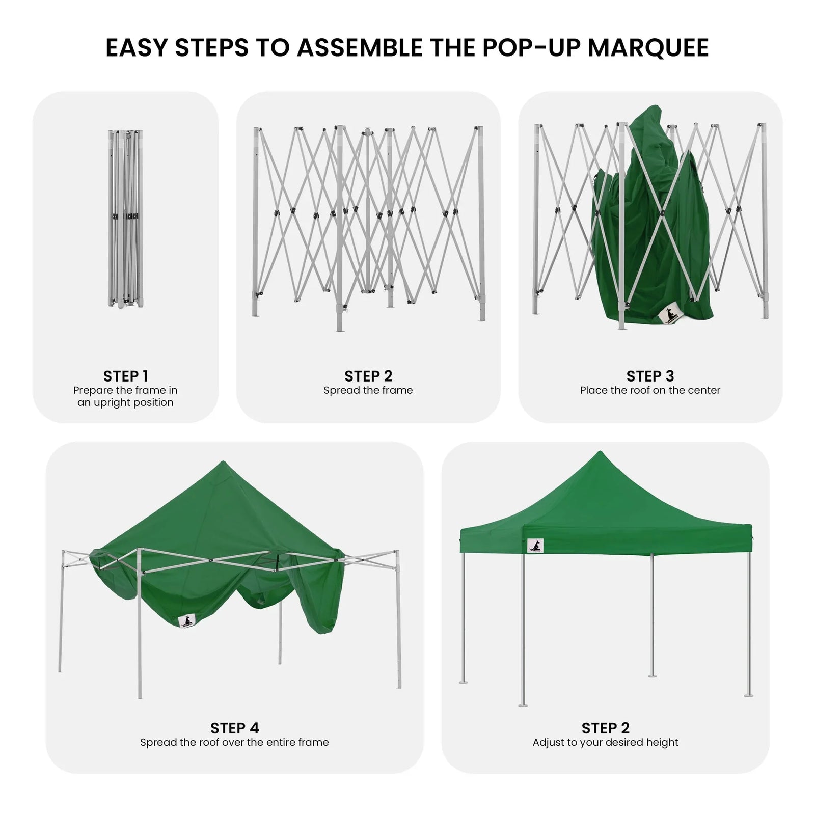 Gazebo Tent Marquee 3x3 Popup Outdoor - Green