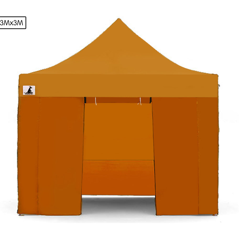 Gazebo Tent Marquee 3x3 PopUp Outdoor  - Orange