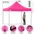 Wallaroo Gazebo Tent Marquee 3x3 PopUp Outdoor Pink