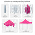 Wallaroo Gazebo Tent Marquee 3x3 PopUp Outdoor Pink