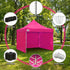 Wallaroo Gazebo Tent Marquee 3x3 PopUp Outdoor Pink