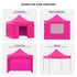 Wallaroo Gazebo Tent Marquee 3x3 PopUp Outdoor Pink