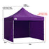Wallaroo Gazebo Tent Marquee 3x3 PopUp Outdoor Purple